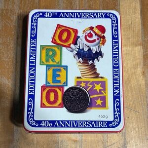 Oreo 40th Anniversary Limited Edition Tin